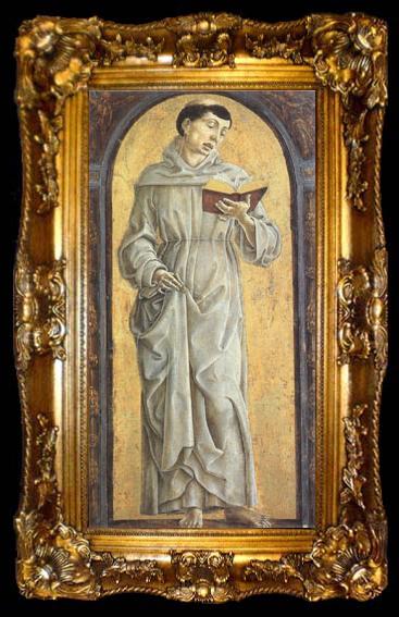 framed  Cosimo Tura Anthony of Padua Reading (mk05), ta009-2